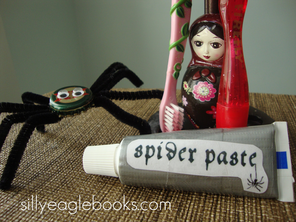 spider paste (with a blue color code)