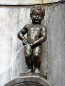 Brussels Manneken Pissing Statue