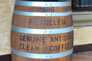 Coffee Bean Locations: Guatemala - Barrel of "clean" Antigua coffee