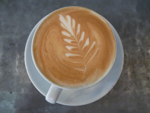 Cappuccino Coffee Leaf Design