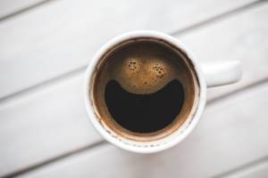 Coffee cup, Happy smile, Monday